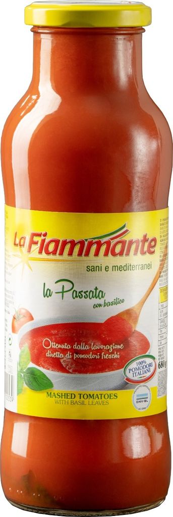 Passata with basil 680 g - La Fiammante