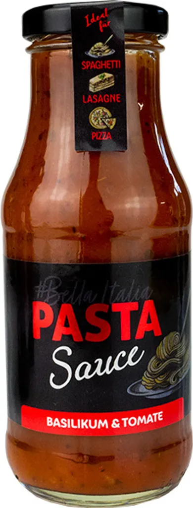 Pasta Nudelsauce - Basilikum & Tomate, 250 ml