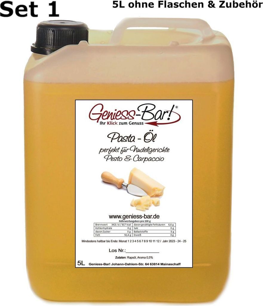 Pasta Oil 5L like hearty Italian hard cheese VEGAN