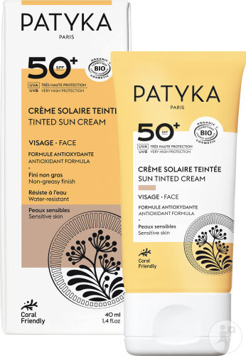 Patyka Tinted Sun Cream SPF50+ Face 40ml