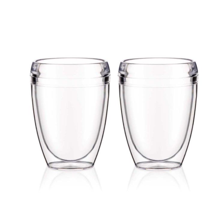 Pavina Outdoor Double-Sided Glass 2-Pack