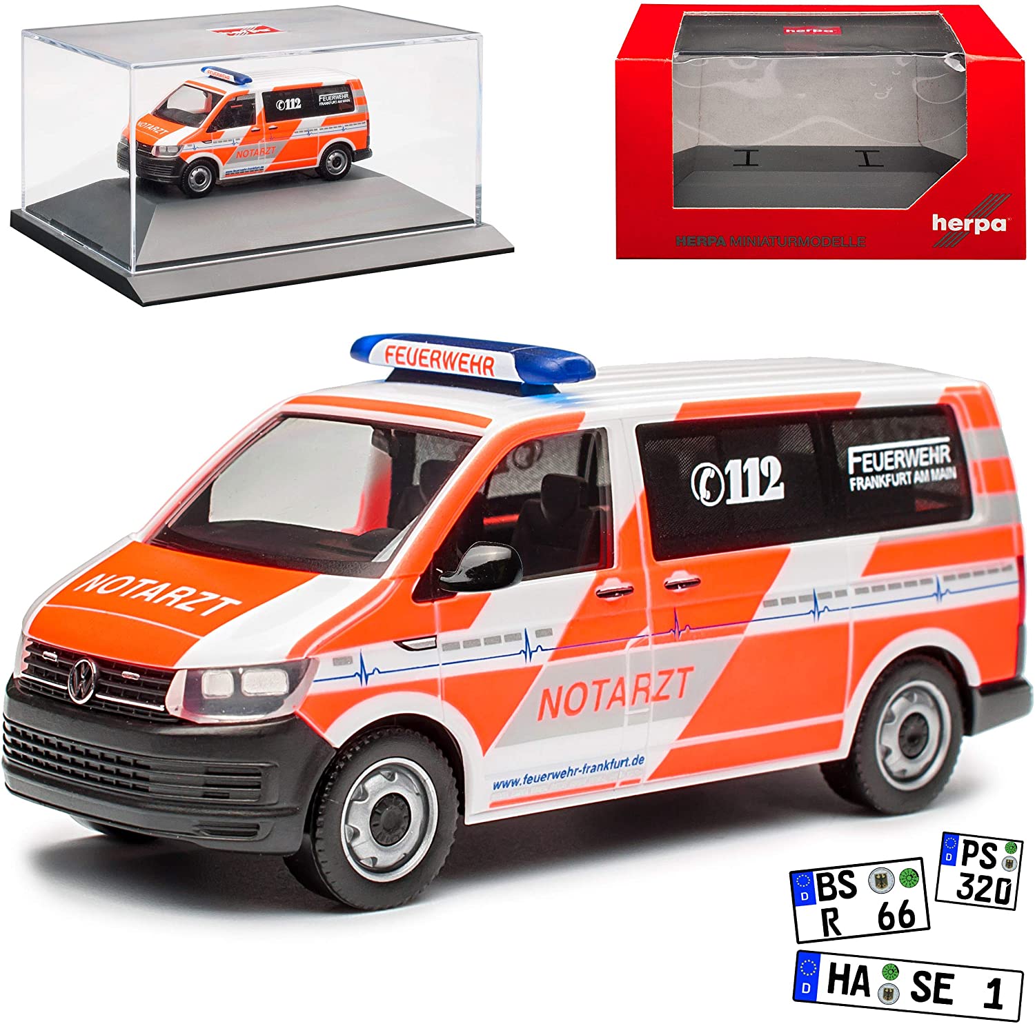 Volkswagen T6 Emergency Doctor Fire Brigade People Transporter Red T5 From 