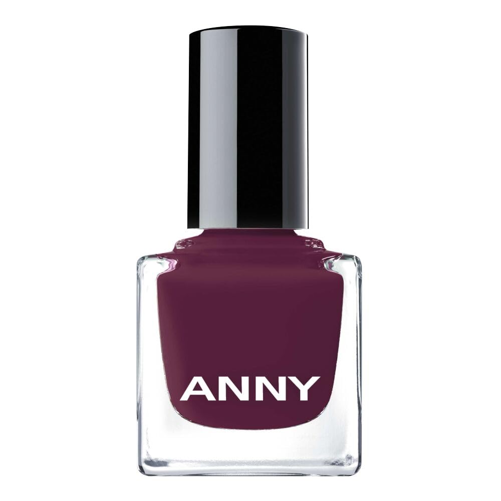 ANNY Nail Polish - High Quality Color Nail Polish with Long Lasting Shine, Chip Resistant and Quick Drying - Cheeky Plum Berry - 15ml