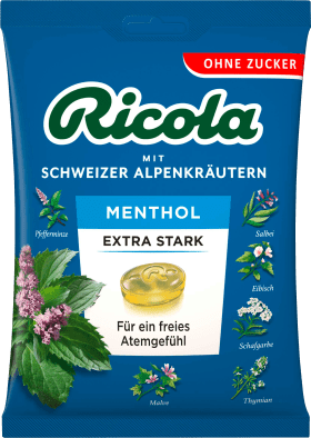 Candy, menthol extra strong, sugar-free, 75 g