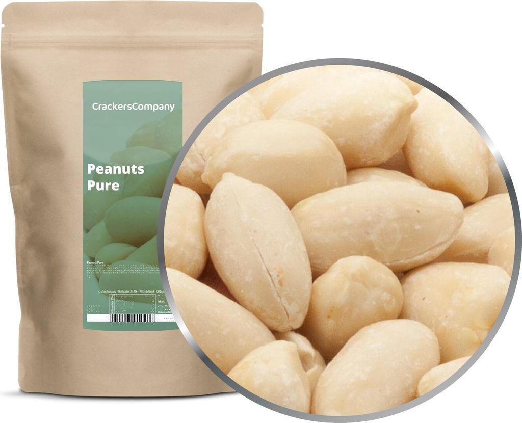 PEANUTS PURE ZIP bag 600g