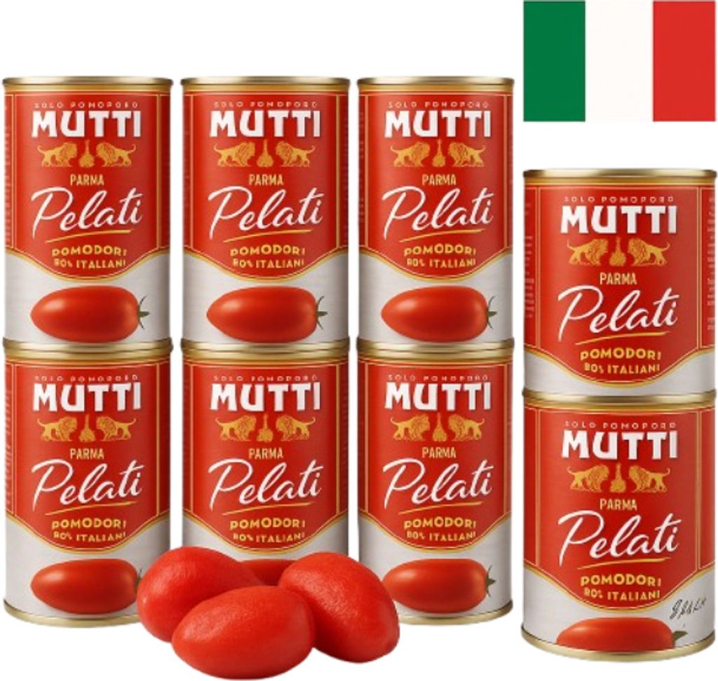 Pelati tomatoes 400g 8 for the Italian market - Mutti