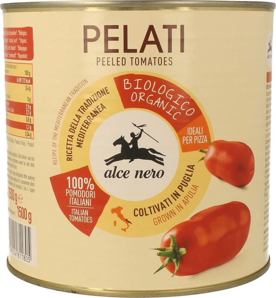 PELATI TOMATOES 2.5 kg - HORECA (ALCE NERO)