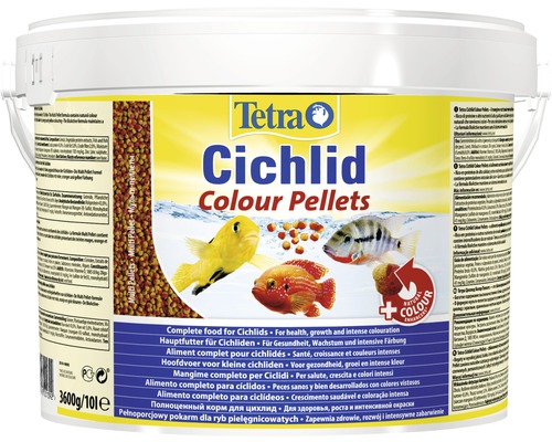 Pellet food Tetra Cichlid Color 10 l