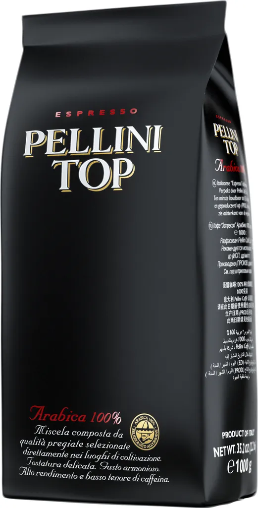 Pellini TOP 100% Arabica, 1kg, whole beans