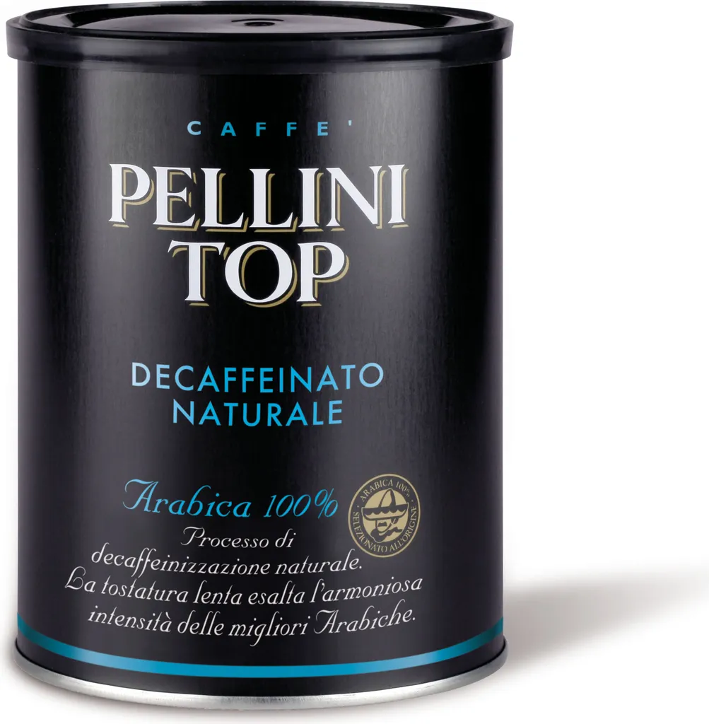 Pellini Top Decaffeinato Naturale | ground | 250g can