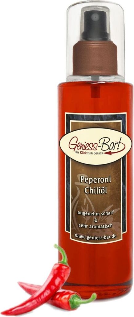 Pepperoni oil - Chili oil spray bottle 0.26L Pleasantly hot! Pump spray