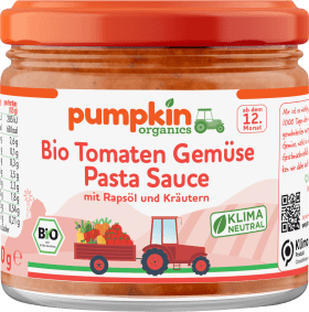 Pasta sauce Organic tomato vegetables from 1 year, 250 g