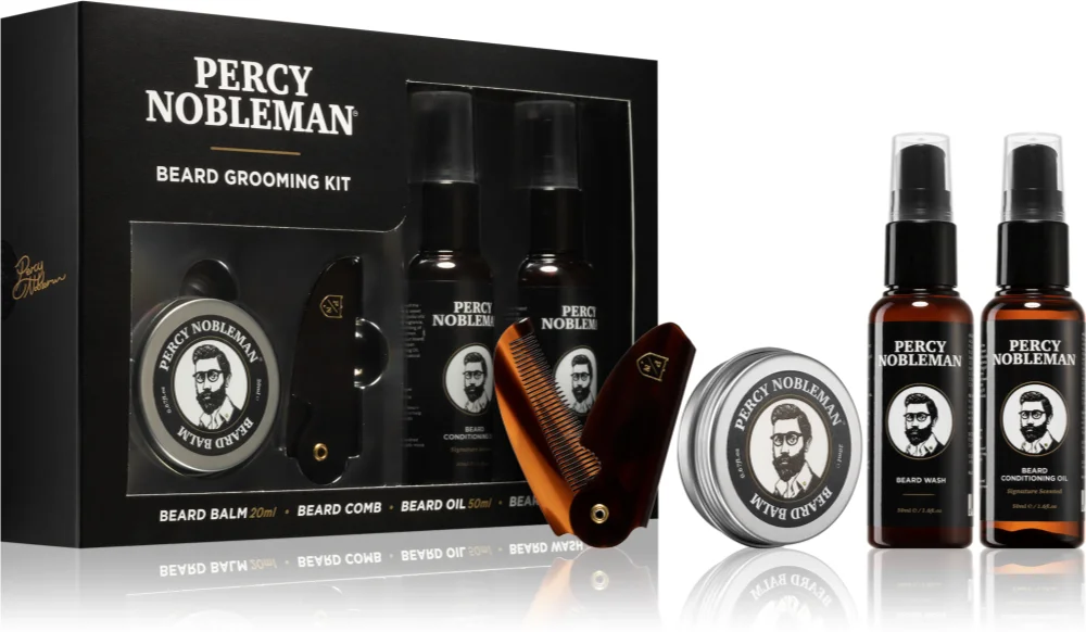 Percy Nobleman Beard Grooming Kit Gift Set (for the beard)