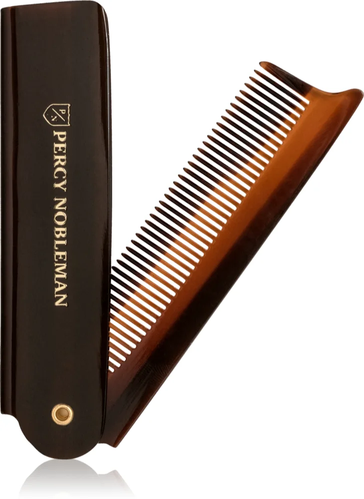 Percy Nobleman Folding Comb beard comb