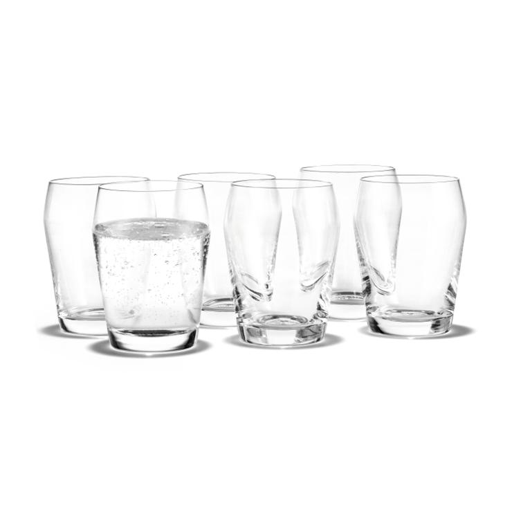 Perfection water glass transparent 6-pack pack