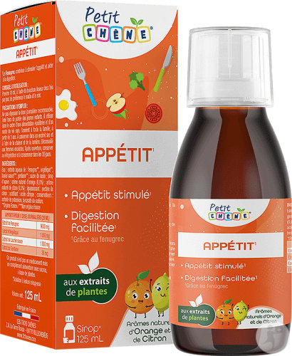 Petit Chêne Appetit bottle 125ml