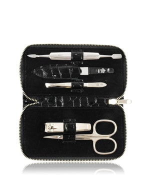 Pfeilring Basic black crocodile leather