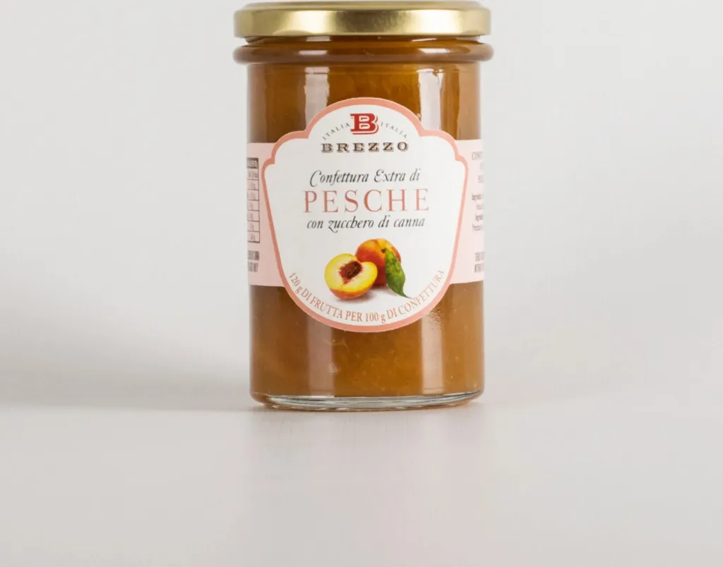 Pfirsichkonfitüre extra, 350 g (120 g Früchte pro 100 g Konfitüre)