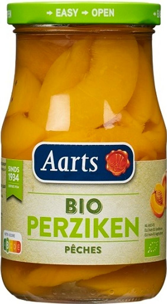 PEACH SLICES INLIGHT SYRUP 350 g (190 g) (JAR) - AARTS