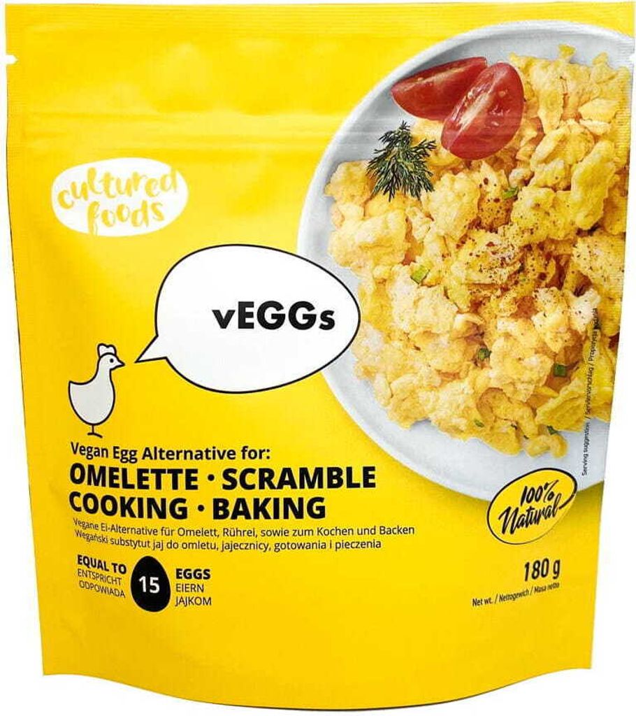 PLANT-BASED EGG REPLACER FOR SCRAMBLED EGGS, OMELETS, QUICHE AND OTHER EGG DISHES, GLUTEN-FREE 180 g - CULTURED FOODS