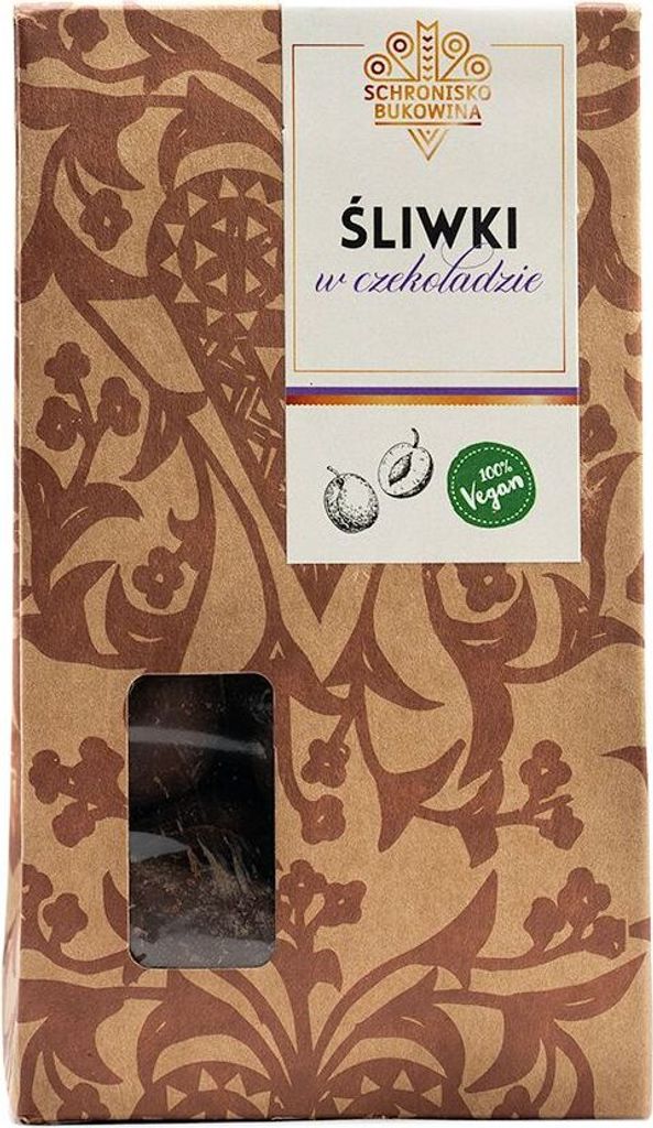 Plums in dark chocolate 100g - Schronisko Bukowina