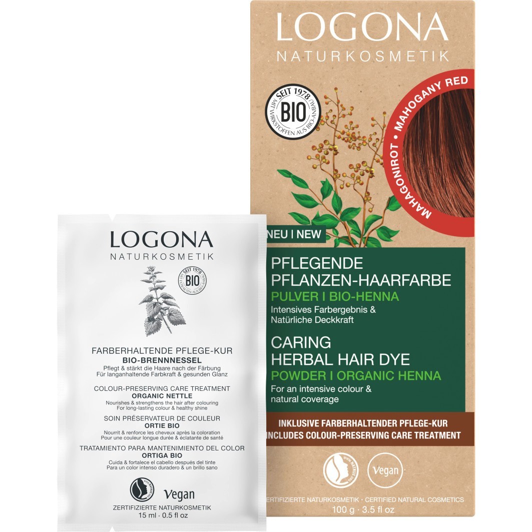 Logona Nourishing Plant Hair Color Powder, No. 11 - Black Brown