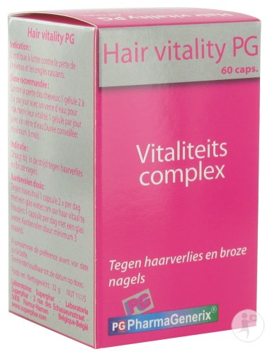 Pg Pharmagenerix Hair Vitality Pg 60 capsules