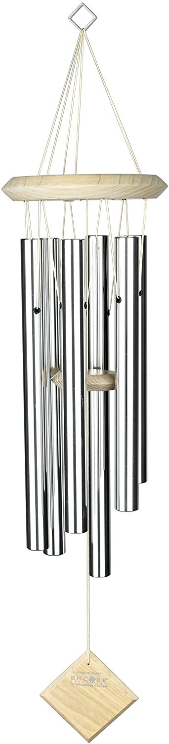 Woodstock Chimes Of Pluto - Silver/ White Wash
