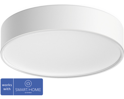 Philips hue LED ceiling lamp 9.6W 950 lm CCT 2200- 6500 K Ø 26 cm white - Compatible with SMART HOME by hornbach