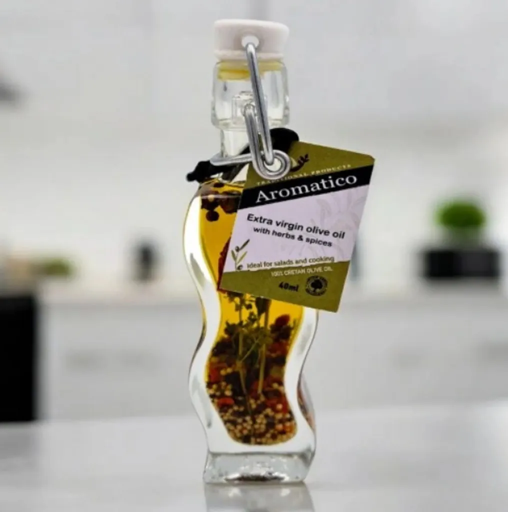Physis of Crete, Olivenöl, 40ml, Natives Olivenöl Extra, Kräutern und Gewürzen, ODDA, griechische lebensmittel, olivenöl griechenland, Olivenöle