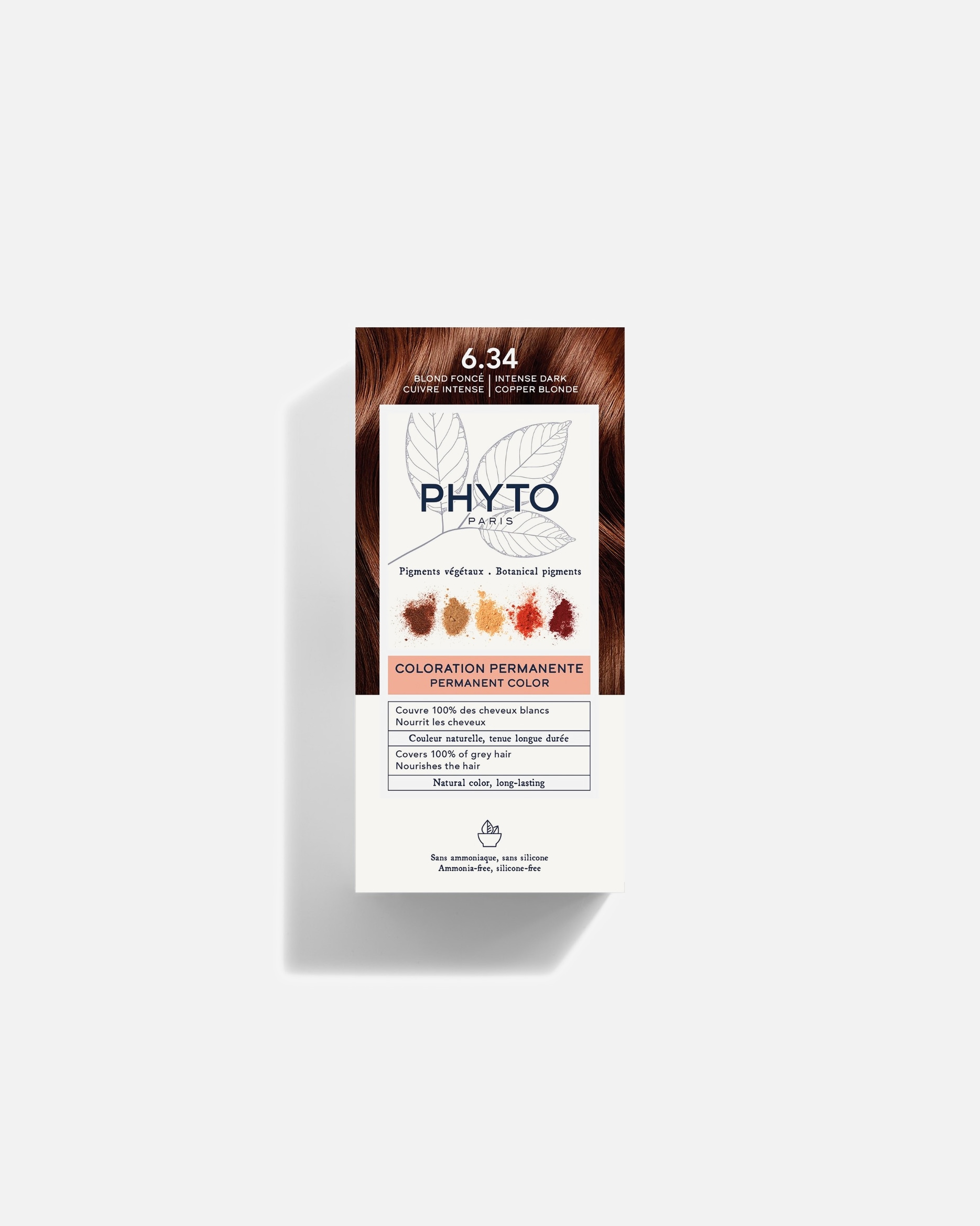 Phyto Hair Color Kit Permanent Coloring