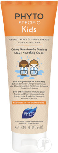 Phyto Phytospecific Kids Magic Nourishing Cream Curly Wavy and Frizzy Hair Tube 125ml