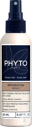 Phyto Repair Heat Protection Spray 230° Damaged Brittle Hair 150ml