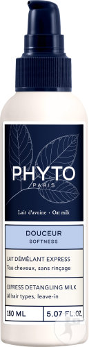 Phyto Gentle Detangling Milk No Rinse Pump Bottle 150ml