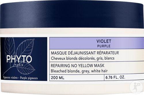 Phyto Violet Repairing Hair Mask Against Yellow Tone Jar 200ml