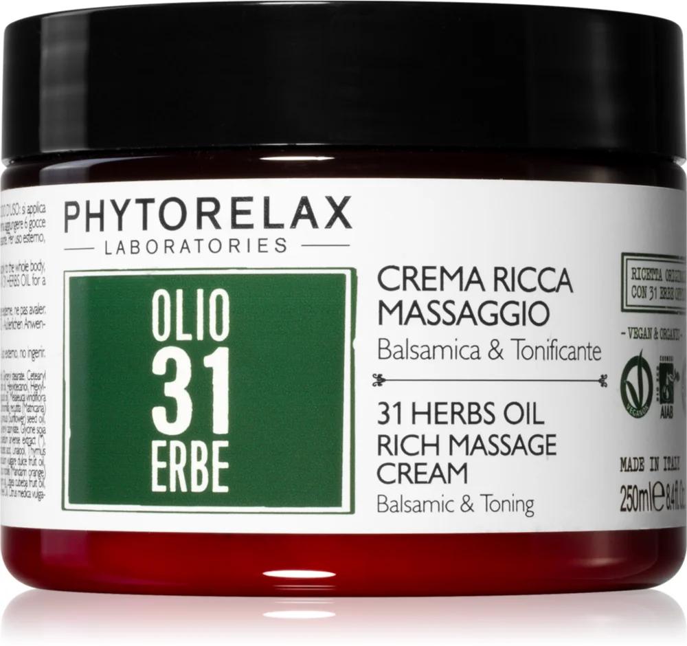 Phytorelax Laboratories 31 Herbs Massage Cream