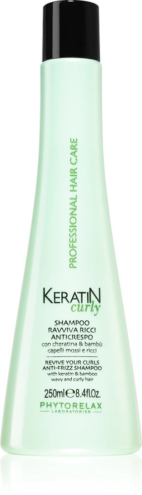 Phytorelax Laboratories Keratin Curly Shampoo for curly and wavy hair against damaged hair