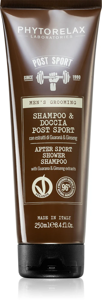 Phytorelax Laboratories Mens Grooming After Sport Shampoo and Shower Gel for Men