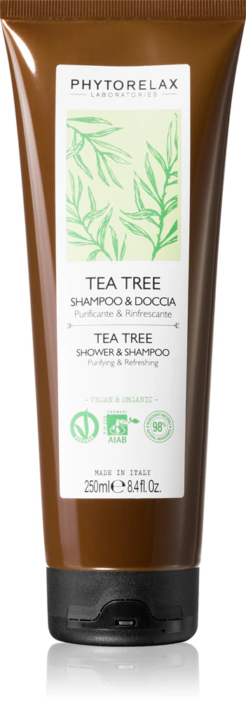 Phytorelax Laboratories Tea Tree Shower Shampoo with Tea Tree Oil