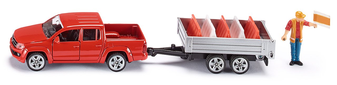 Siku Pick-Up With Tipping Trailer