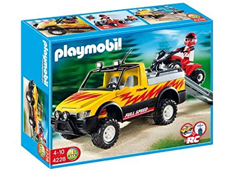 Playmobil Pick Up Truck With Quad