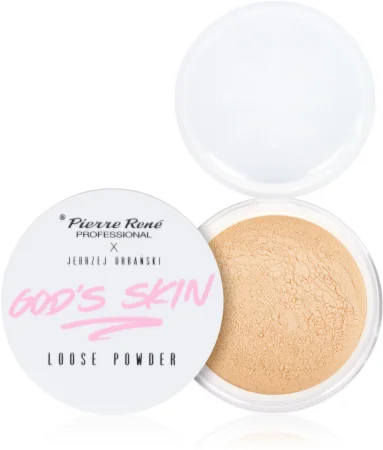 Pierre René Glory by Jędrzej Urbański Gods Skin Loose Powder brightening, loose powder for a velvety look of the skin