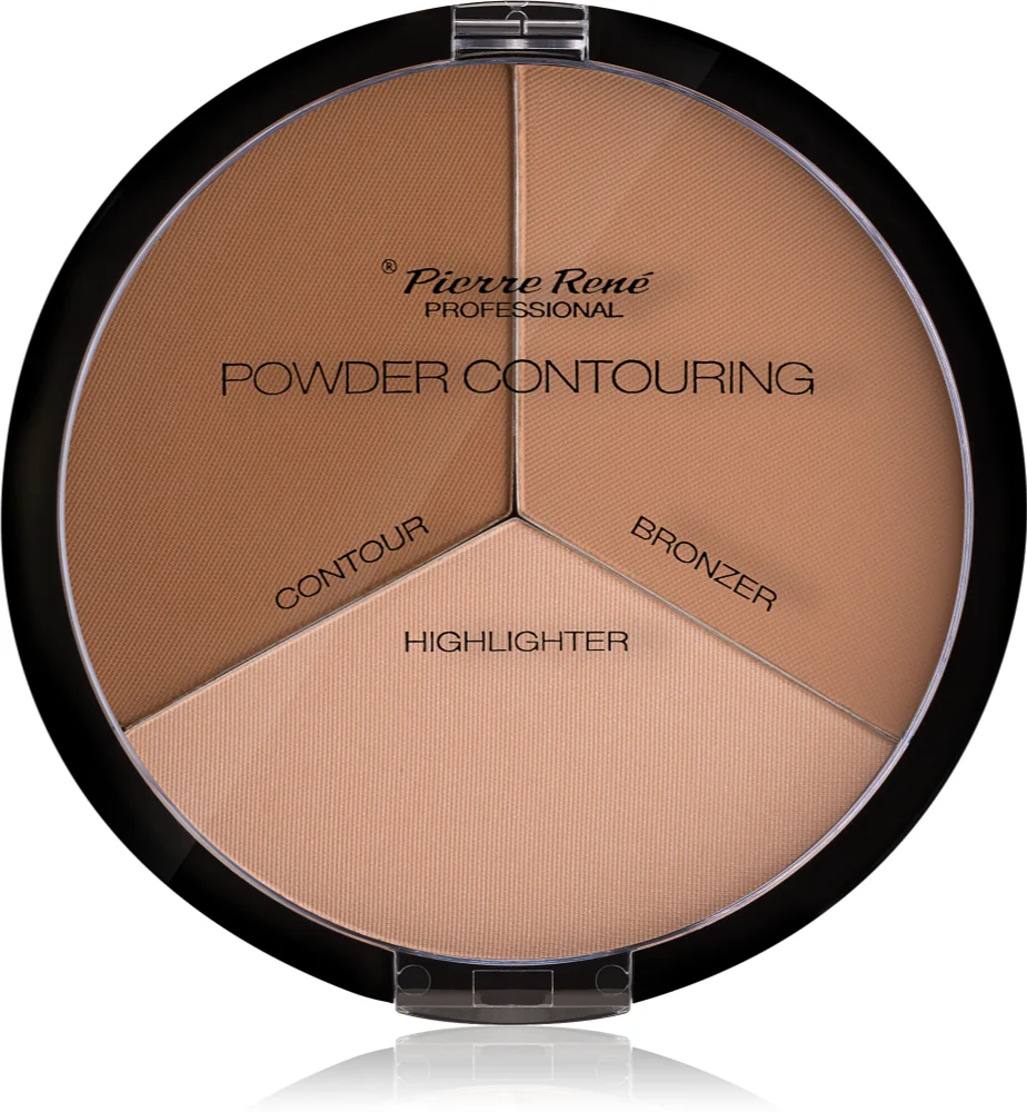 Pierre René Powder Contouring Contouring palette for the cheeks