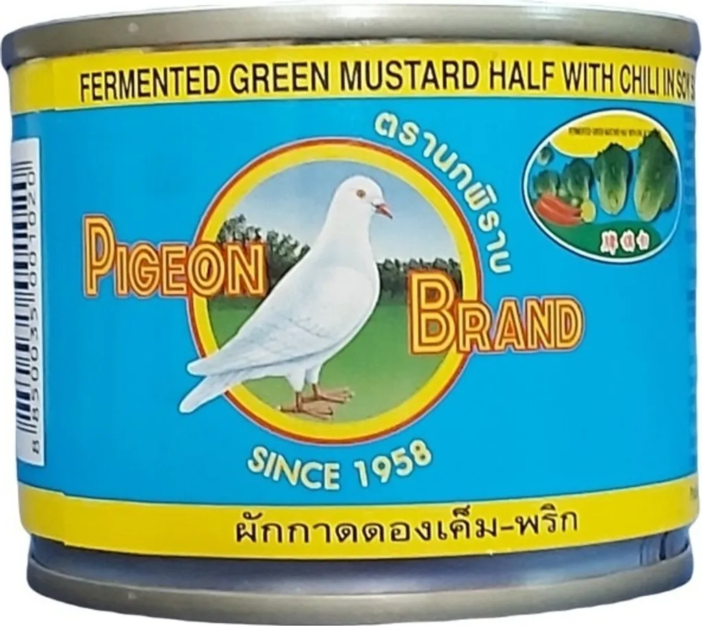 Pigeon Brand Mustard Greens with Chilli 140g/ATG80g