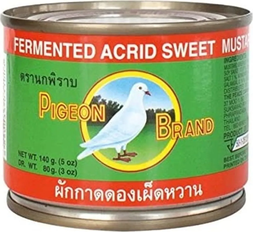 Pigeon Fermented Brown Mustard Greens Hot & Sweet 140g
