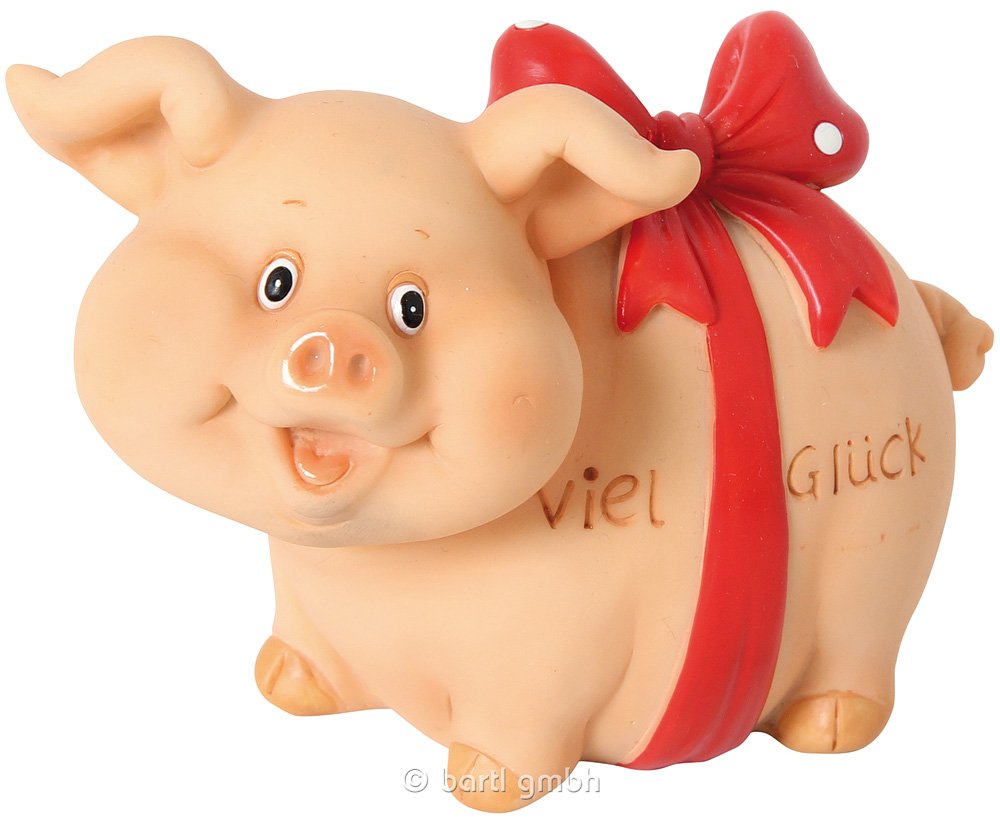 Piggy Bank With Bow 219