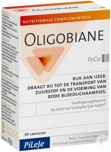 PiLeJe Oligobiane FeCu 30 capsules