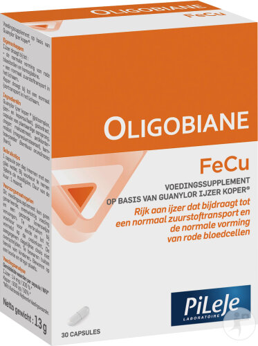 PiLeJe Oligobiane FeCu Iron 30 capsules