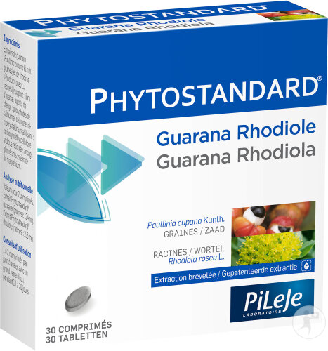 PiLeJe PhytoPrevent Phytostandard Guarana-Rhodiola 30 tablets