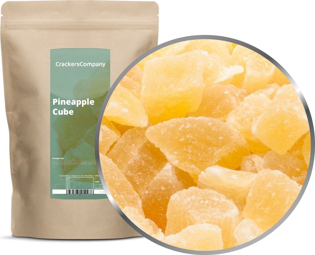 PINEAPPLE CUBE ZIP bag 600g